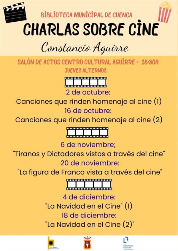 CHARLAS SOBRE CINE  impartidas por Constancio Aguirre