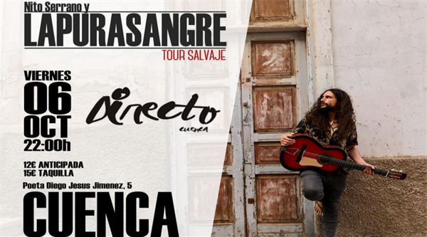 CONCIERTO. Nito Serrano y Lapurasangre.