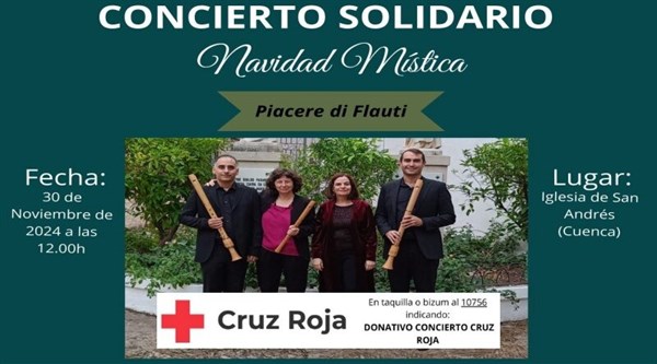 CONCIERTO SOLIDARIO de Piacere di Flauti  