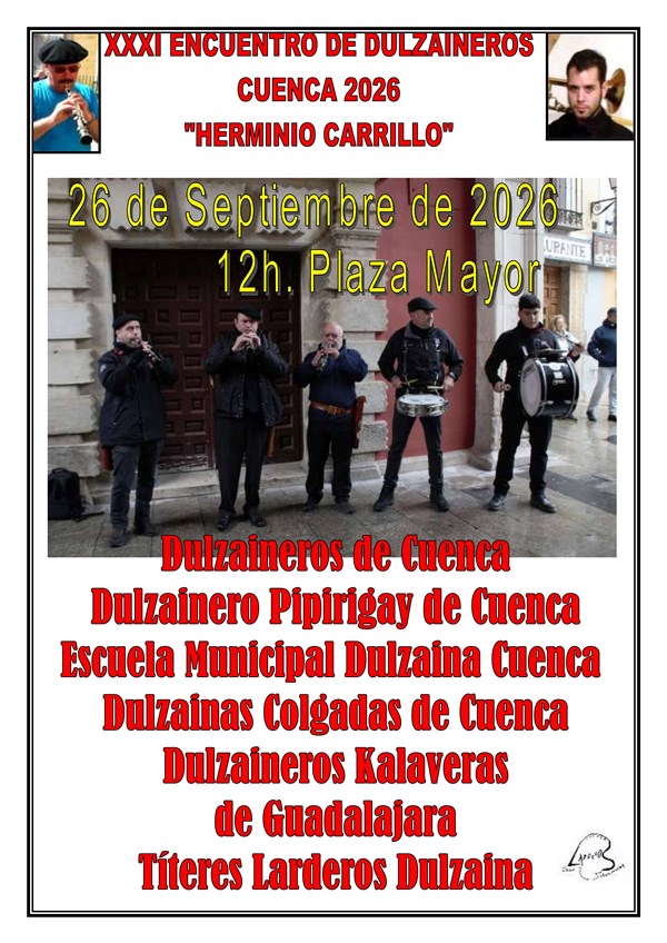XXXI Encuentro de Dulzaineros 2026 Herminio Carrillo