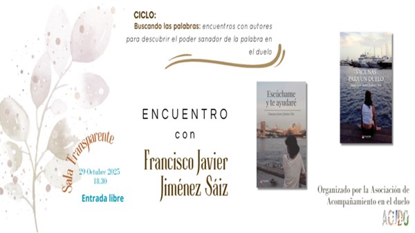 ENCUENTRO Y PRESENTACIÓN CON FCO. JAVIER JIMÉNEZ SÁIZ.