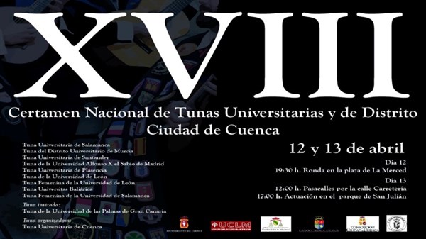 XVIII Certamen Nacional de Tunas Universitarias y de Distrito Ciudad de Cuenca