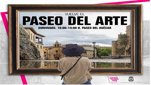 PASEO DEL ARTE. Exposición de artistas y recital de poesía y música.